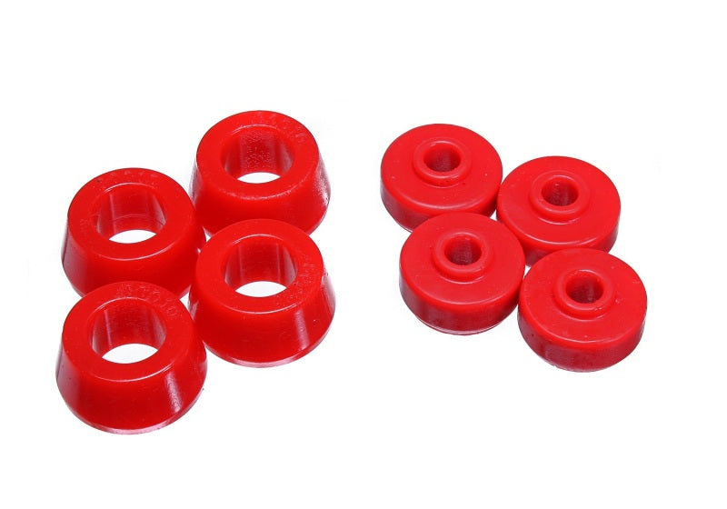 ES Shock Bushings - Red - Energy Suspension 1996-2009 Toyota 4Runner Rear Shock Bushings (Red)