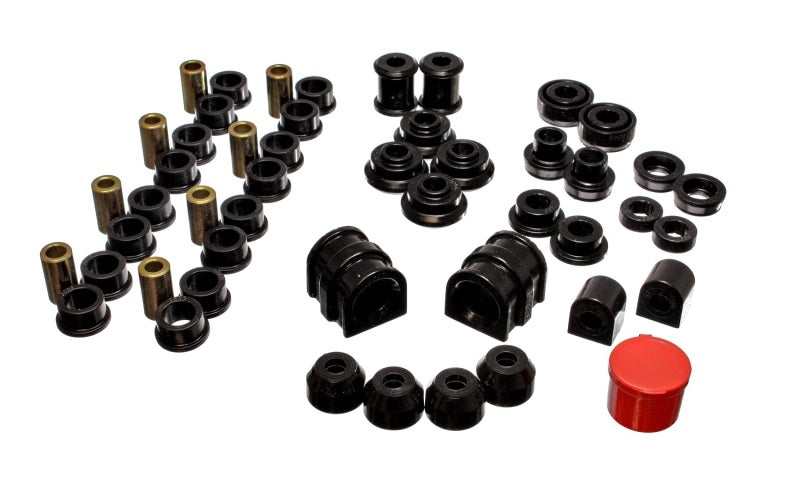 ES Hyper-Flex Sets - Black - Energy Suspension 91-02 Saturn S Series Coupe/Sedan/Wagon Black Hyper-Flex Master Bushing Set