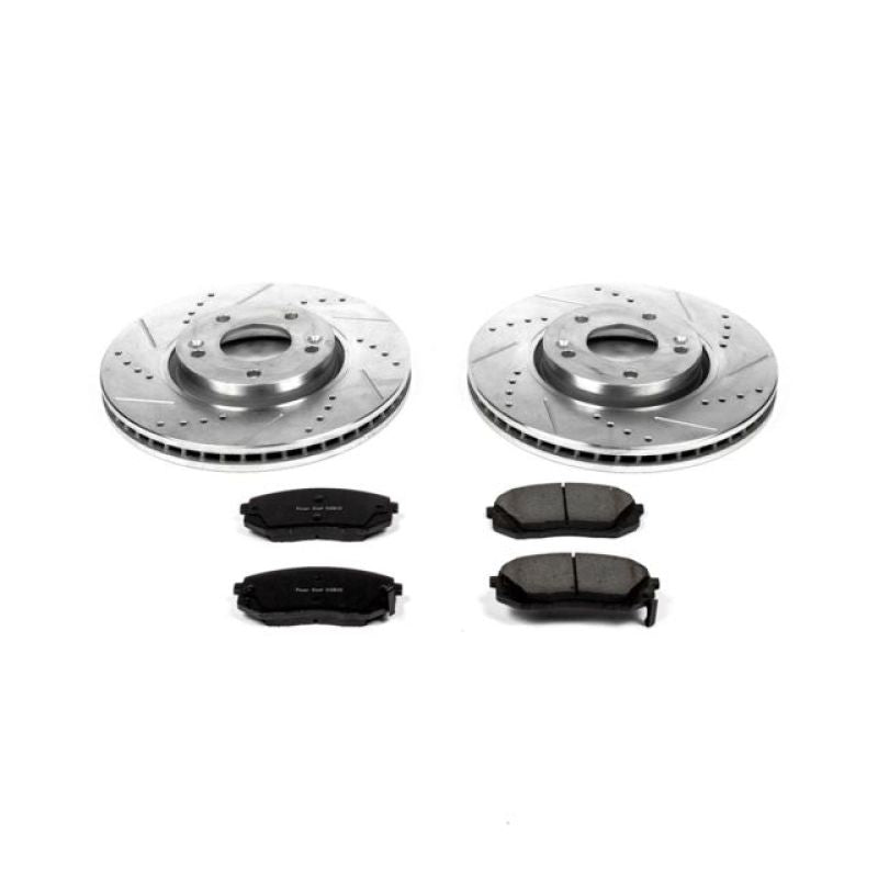 PSB Z23 Evolution Kit - Power Stop 10-15 Hyundai Tucson Front Z23 Evolution Sport Brake Kit