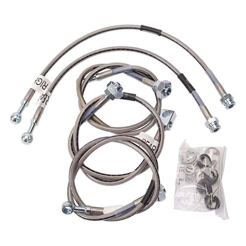 RUS Brake Line Kits - Russell Performance 01-06 GM Silverado/Sierra HD (All) (Also fits Rancho) Brake Line Kit