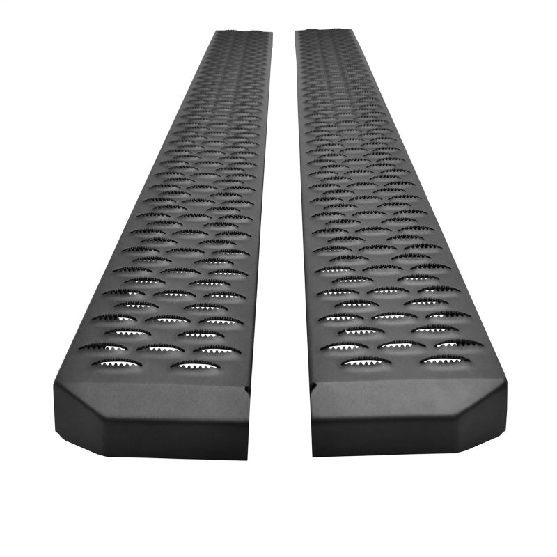 WES Running Boards - Grate - Westin Grate Steps Running Boards 75 in - Textured Black