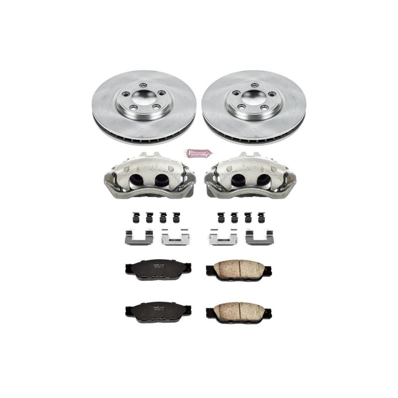 PSB Autospecialty Kit w/Cals - Power Stop 02-05 Ford Thunderbird Front Autospecialty Brake Kit w/Calipers
