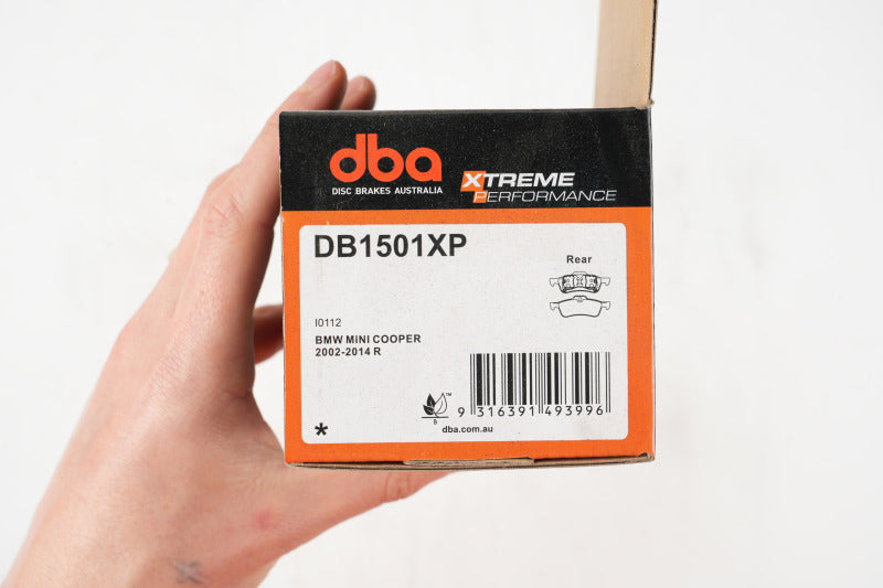 DBA XP Performance Brake Pads - DBA 01-14 Mini Cooper (R50/R56) XP Performance Rear Brake Pads