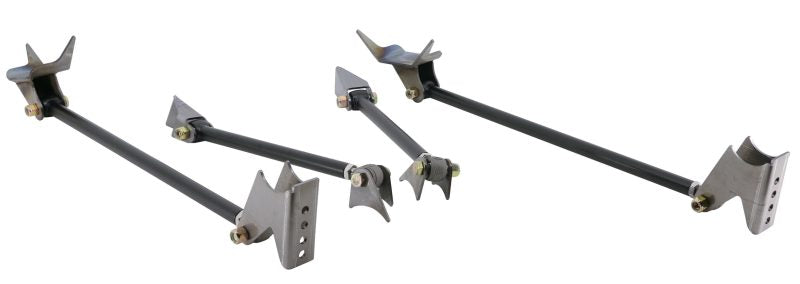 RID 4-Link Kits - Ridetech Universal Weld-in Triangulated 4 Link Kit Black Powdercoated
