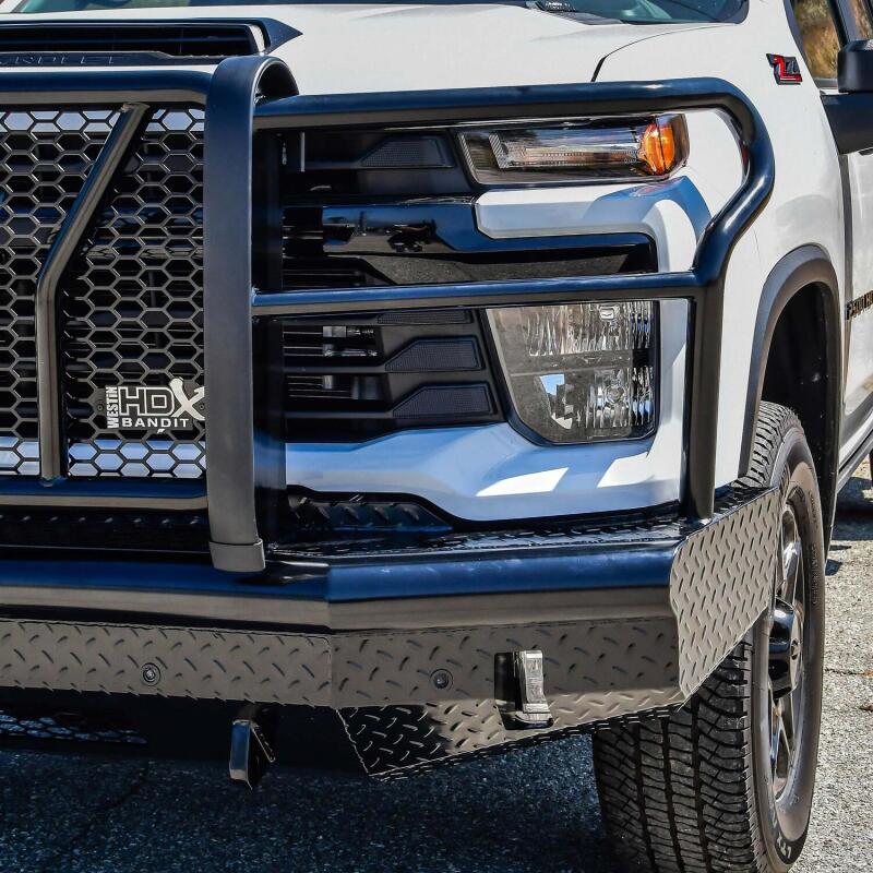 WES HDX Front Bumpers - Westin 2025 Chevrolet Silverado 2500/3500 HDX Bandit Front Bumper - Black