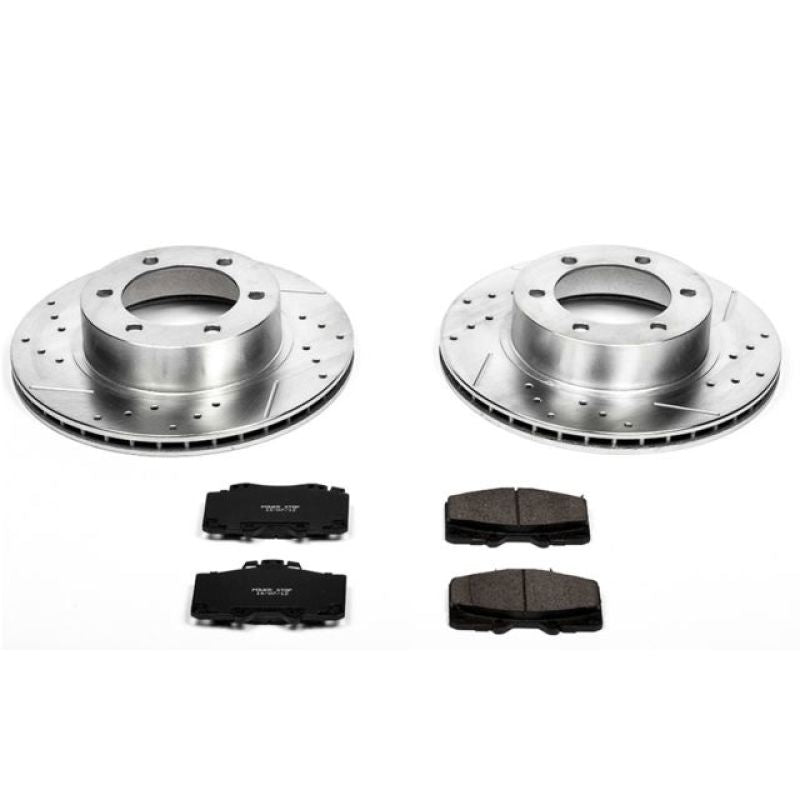 PSB Z23 Evolution Kit - Power Stop 95-02 Toyota 4Runner Front Z23 Evolution Sport Brake Kit