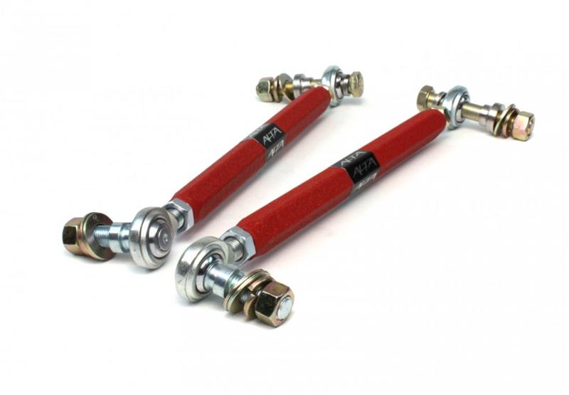 PA Alta End Links - ALTA 02-12 Mini Cooper/S/JCW (Incl. 05-12 Convertible) & 09-12 Clubman Front Endlinks Adj Pair - Red