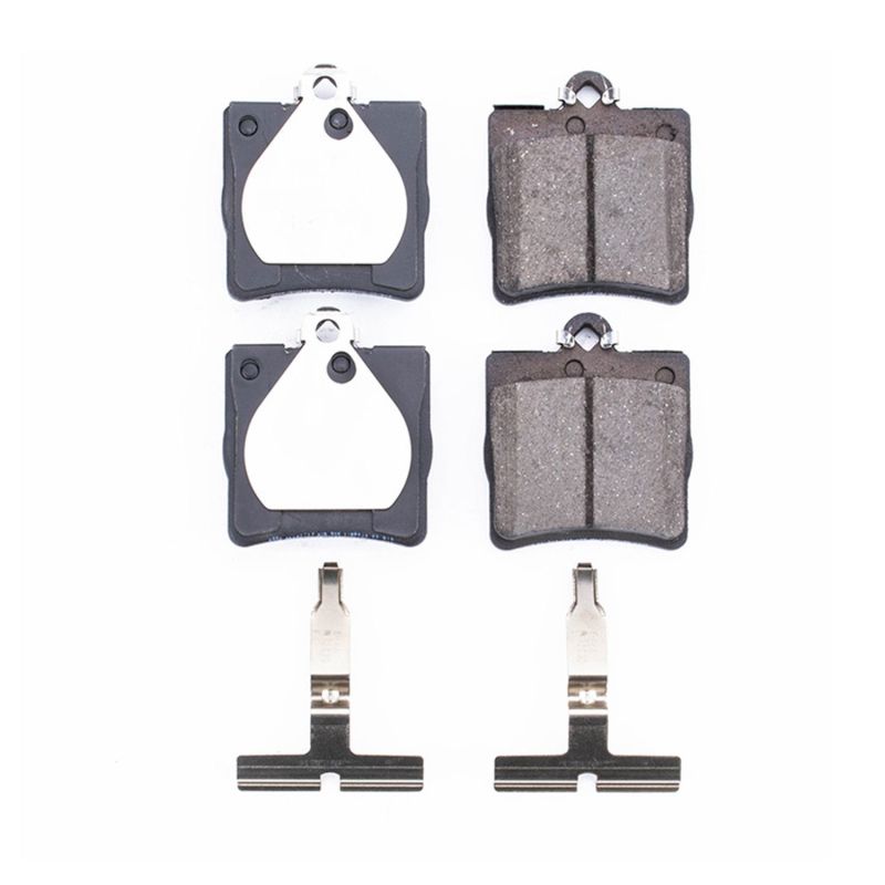 PSB Z17 Evolution Brake Pads - Power Stop 04-08 Chrysler Crossfire Rear Z17 Evolution Ceramic Brake Pads w/Hardware