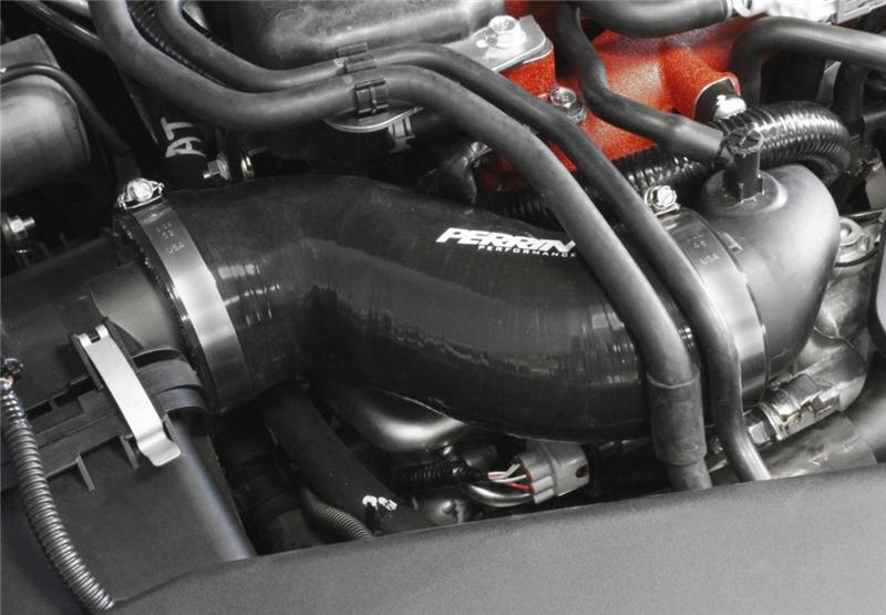 PA Air Box Hose - PERRIN 02-07 Subaru WRX/STi AFTA-MAF Intake Tube Air-Box to Inlet Hose - Black