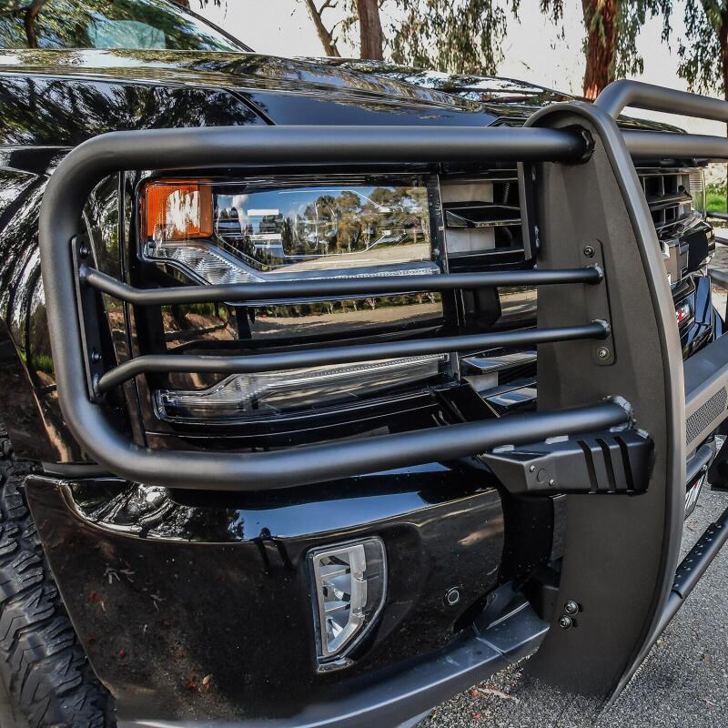WES Sportsman Grille Guards - Westin 16-18 Chevy Silverado 1500 Sportsman X Grille Guard - Textured Black
