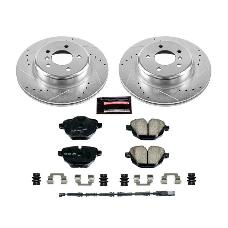PSB Z23 Evolution Kit - Power Stop 11-16 BMW 528i Rear Z23 Evolution Sport Brake Kit