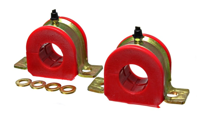 ES Sway Bar Bushings - Red - Energy Suspension 91-96 Full Size Buick / 91-96 Full Size Chevy Red 30mm Fr Sway Bar Bushing Set