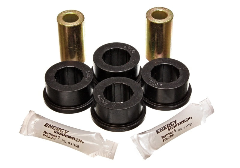 ES Track Arm Bushings - Black - Energy Suspension 05-13 Ford Mustang Black Rear Track Arm Bushing Set