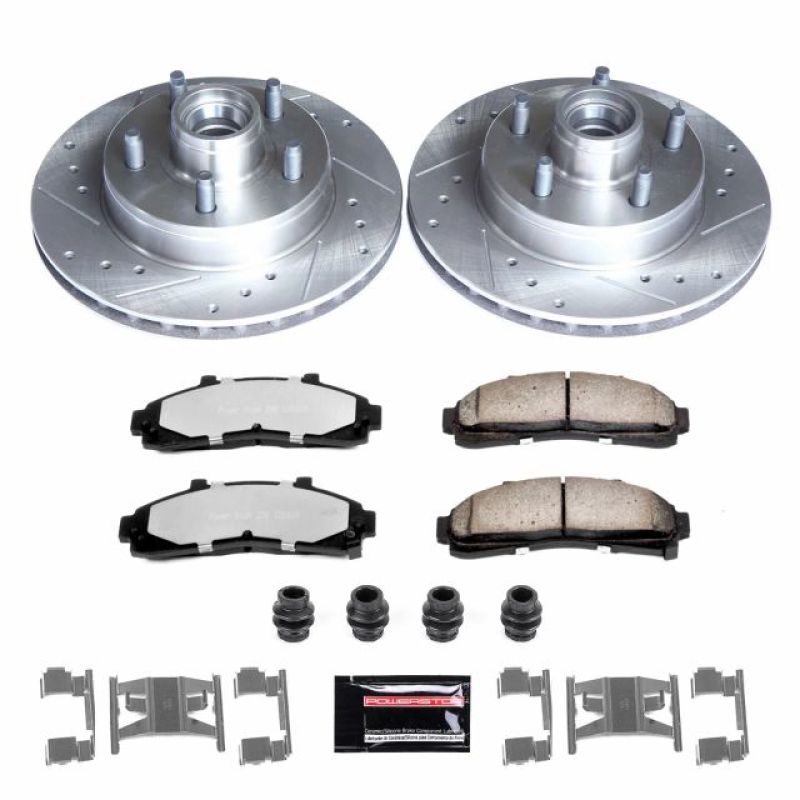PSB Z36 Truck & Tow Kit - Power Stop 95-97 Ford Ranger Front Z36 Truck & Tow Brake Kit