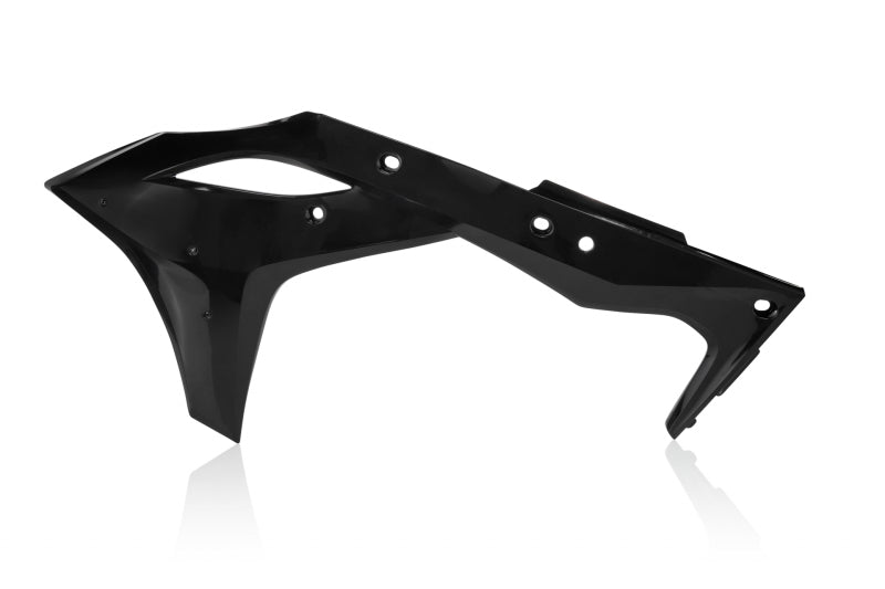 CYC Radiator Shroud - Cycra 17-20 Kawasaki KX250F Powerflow Radiator Shrouds - Black