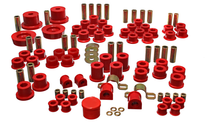 ES Hyper-Flex Sets - Red - Energy Suspension 90-97 Mazda Miata Red Hyper-Flex Master Bushing Set