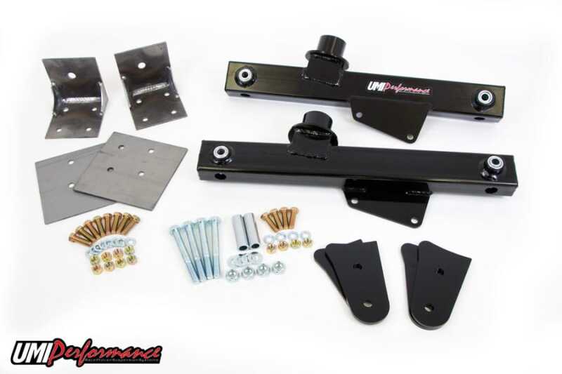 UMI Traction Bars - UMI Performance 79-93 Ford Mustang Strip Grip Kit