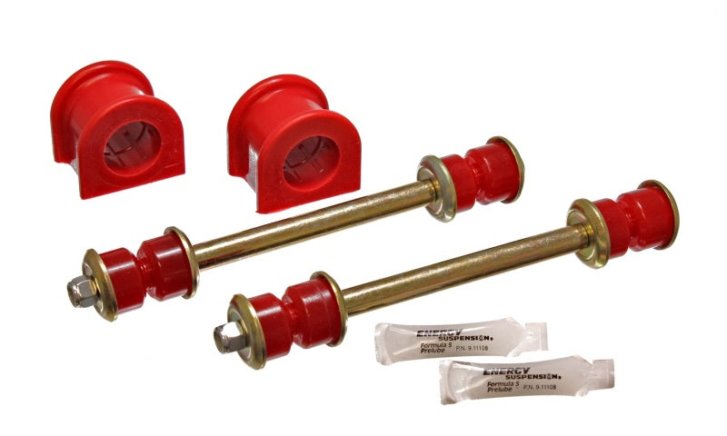 ES Sway Bar Bushings - Red - Energy Suspension 98-01 Ford Explorer/Bronco 2WD/4WD 34mm Red Front Sway Bar Bushing Set