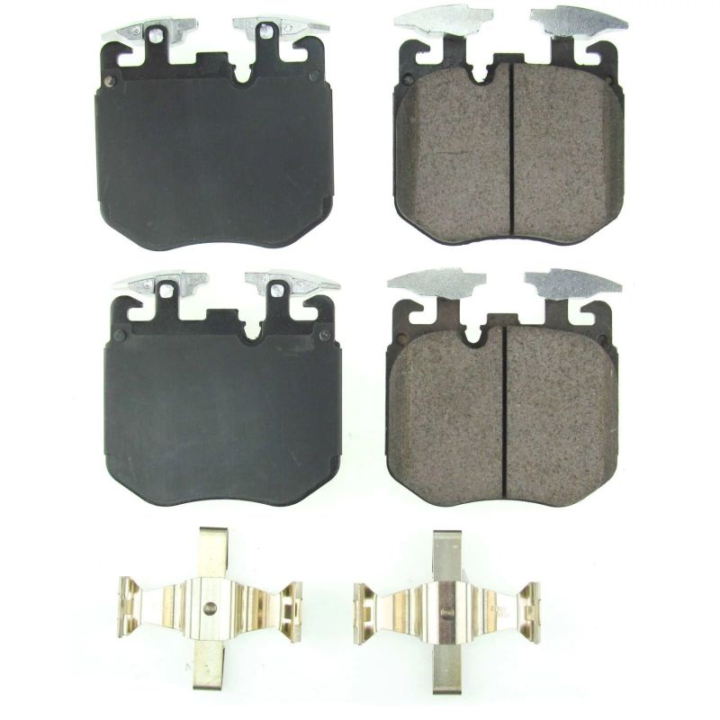 PSB Z17 Evolution Brake Pads - Power Stop 17-19 BMW 540i Front Z17 Evolution Ceramic Brake Pads w/Hardware