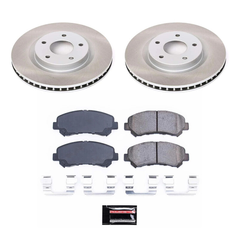 PSB Semi-Coated Rotor Kits - Power Stop 14-15 Nissan Rogue Select Front Semi-Coated Rotor Kit