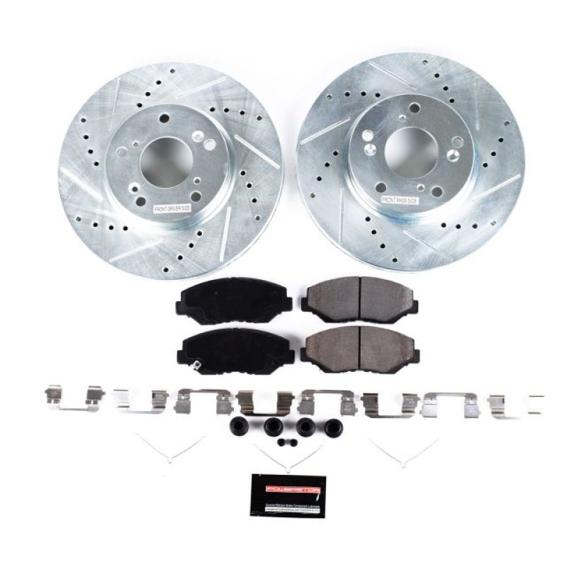 PSB Z23 Evolution Kit - Power Stop 14-15 Acura ILX Front Z23 Evolution Sport Brake Kit