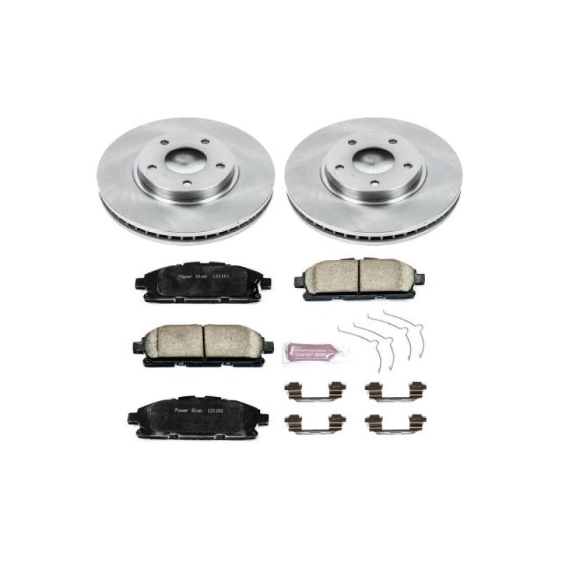 PSB Autospecialty Kit - Power Stop 11-17 Nissan Quest Front Autospecialty Brake Kit