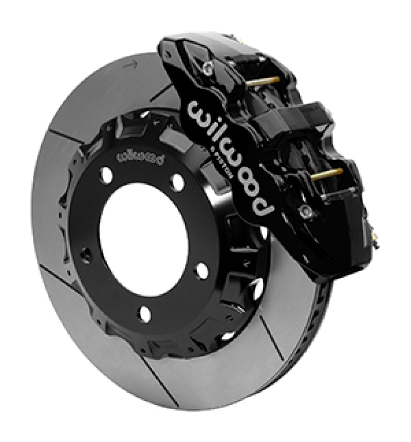WIL Aero Brake Kit - Wilwood AERO6 Front Brake Kit Black 14.25in 2016-2018 Toyota Land Cruiser (J200) w/ Lines