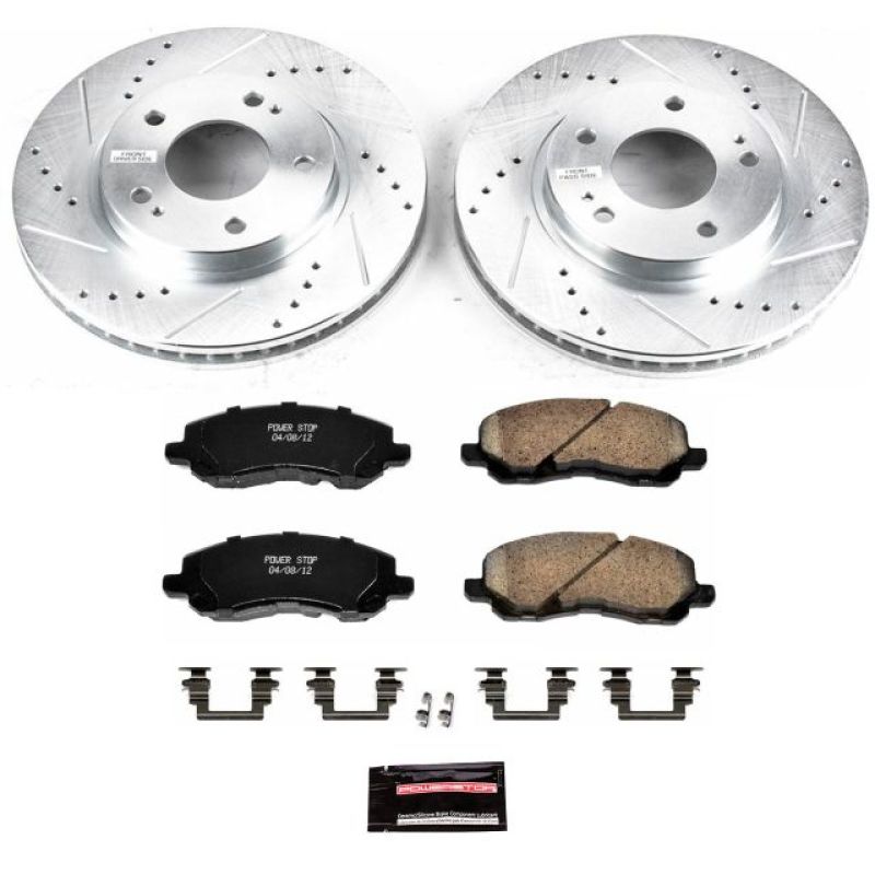 PSB Z23 Evolution Kit - Power Stop 01-05 Chrysler Sebring Front Z23 Evolution Sport Brake Kit