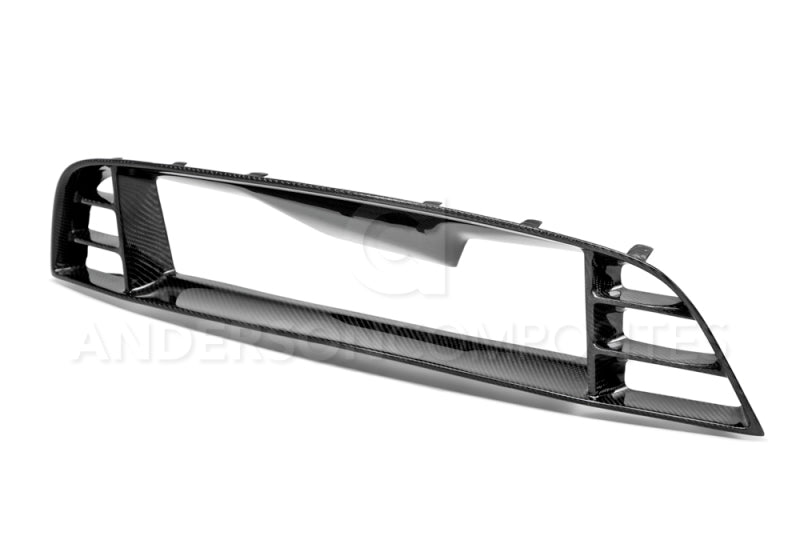 AND Front Grilles - Anderson Composites 10-14 Ford Mustang/Shelby GT500 Front Upper Grille (w/o Spot for Cobra Emblem)