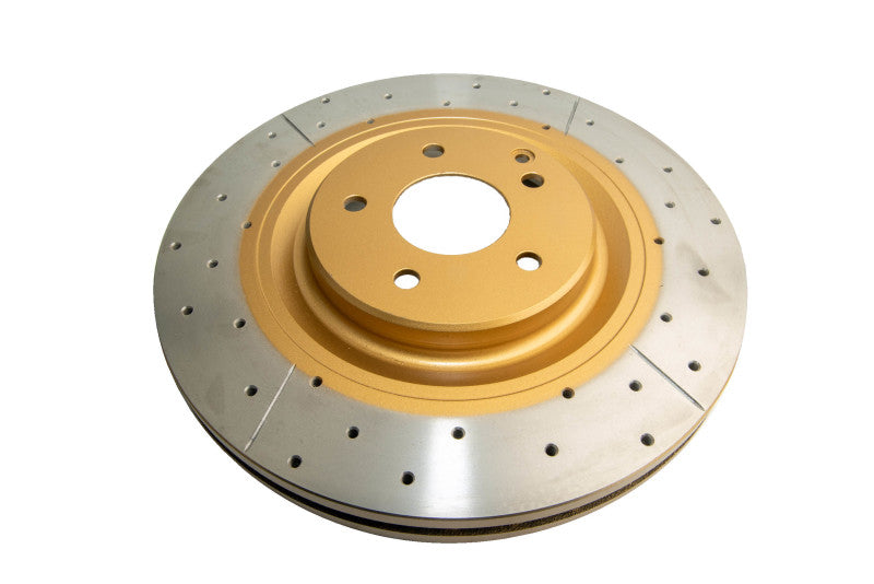 DBA Street Slot&Drill Rotors - DBA 06-07 Mercedes-Benz C350 W203 (w/AMG Perf Brake) Front Drilled & Slotted Street Series Rotor