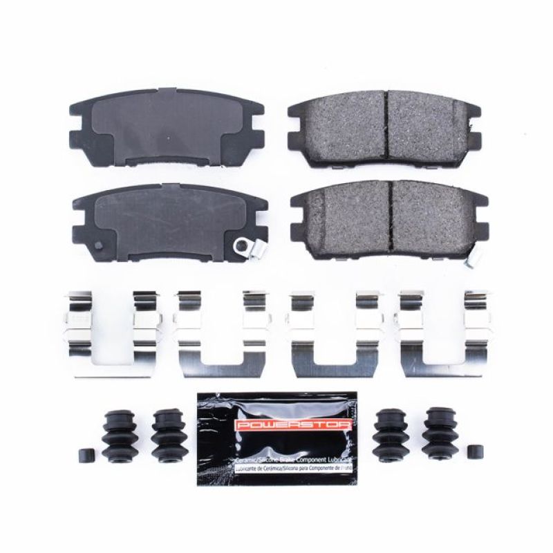 PSB Z23 Evolution Brake Pads - Power Stop 92-00 Mitsubishi Montero Rear Z23 Evolution Sport Brake Pads w/Hardware