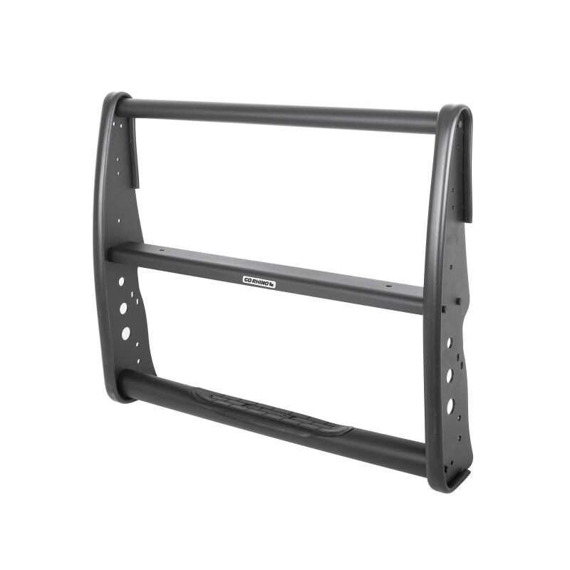 GOR Step Guard - 3000 -Tex Blk - Go Rhino 19-24 Ram 1500 (Excl. Rebel/Sprt) 3100 Series StepGuard Center Grille Guard ONLY - Tex. Blk
