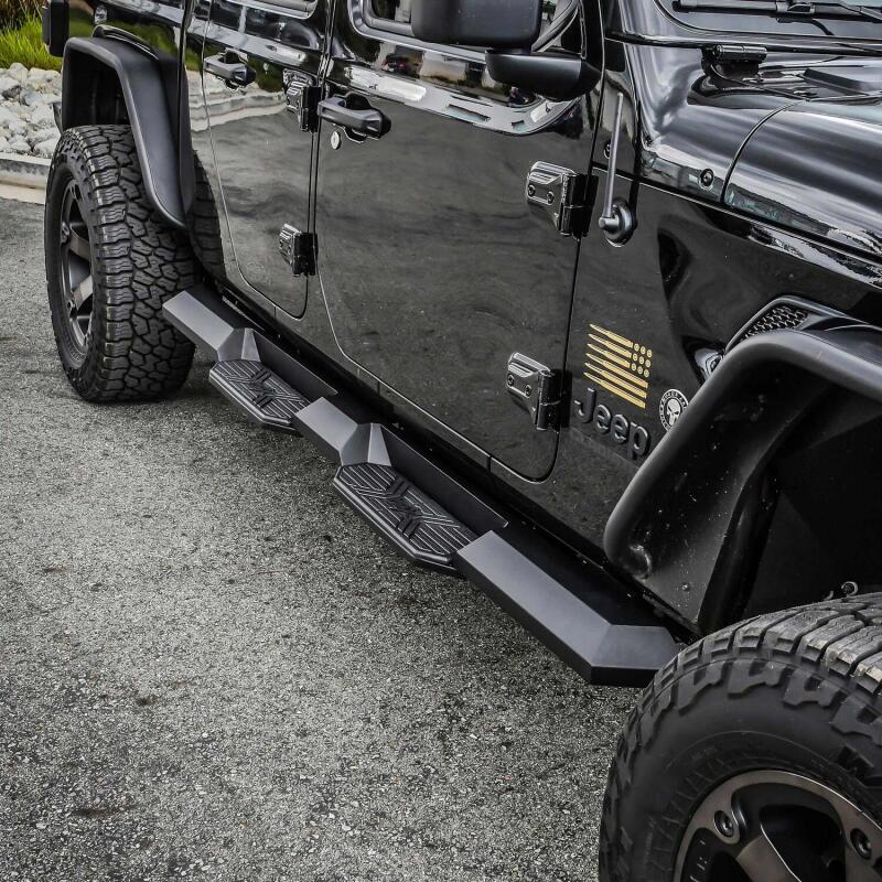 WES Nerf Bars - HDX Xtreme - Westin 2020 Jeep Gladiator HDX Xtreme Nerf Step Bars - Textured Black