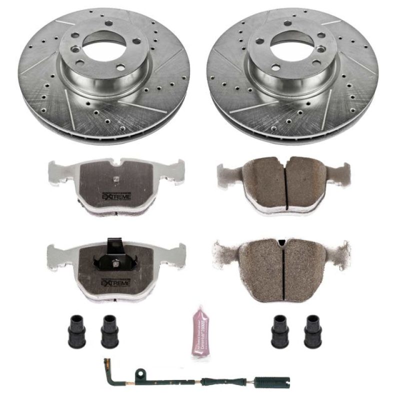 PSB Z26 Street Warrior Kit - Power Stop 01-03 BMW 530i Front Z26 Street Warrior Brake Kit
