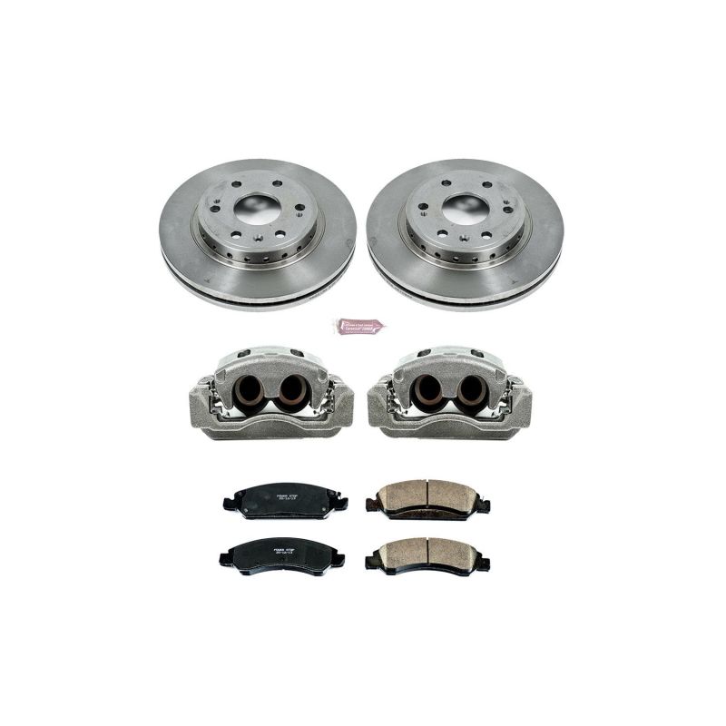 PSB Autospecialty Caliper - Power Stop 08-20 Chevrolet Tahoe Front Autospecialty Kit w/Cals