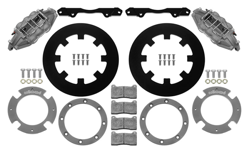 WIL UTV Big Brake Kits - Wilwood 17-21 Can-Am X3RS 6-Piston Rear Kit 11.25in - Anodized