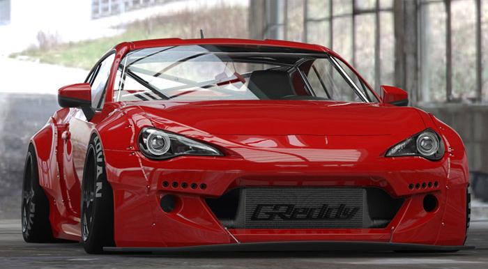 GRE RB Mesh Grill - GReddy 13+ Scion FR-S Version 2 Greddy X Rocket Bunny 86 Aero Front Bumper Grill Mesh Only