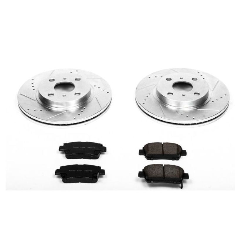 PSB Z23 Evolution Kit - Power Stop 04-06 Scion xA Front Z23 Evolution Sport Brake Kit