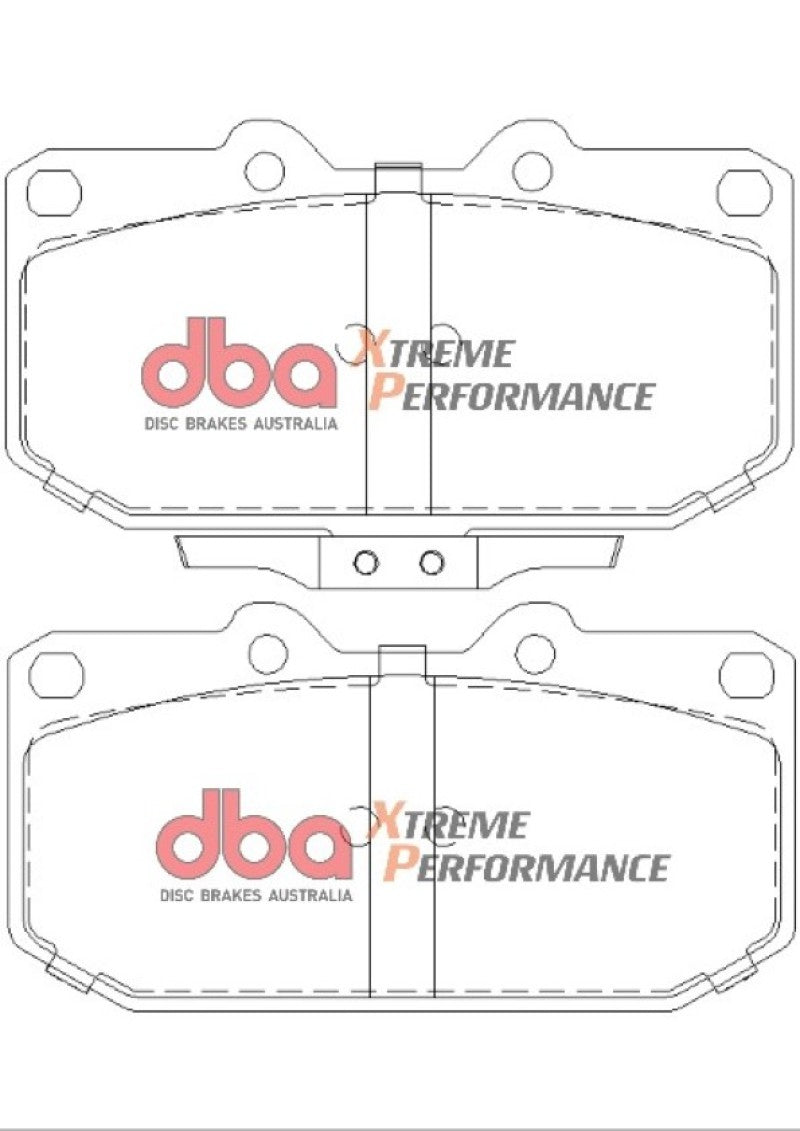 DBA XP650 Brake Pads - DBA 06-07 Subaru WRX XP650 Front Brake Pads