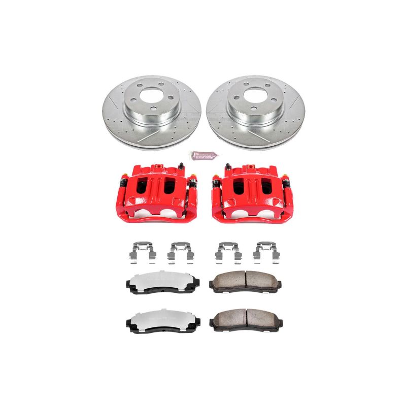 PSB Z36 Truck & Tow Kit w/Cals - Power Stop 03-05 Ford Explorer Sport Trac Front Z36 Truck & Tow Brake Kit w/Calipers