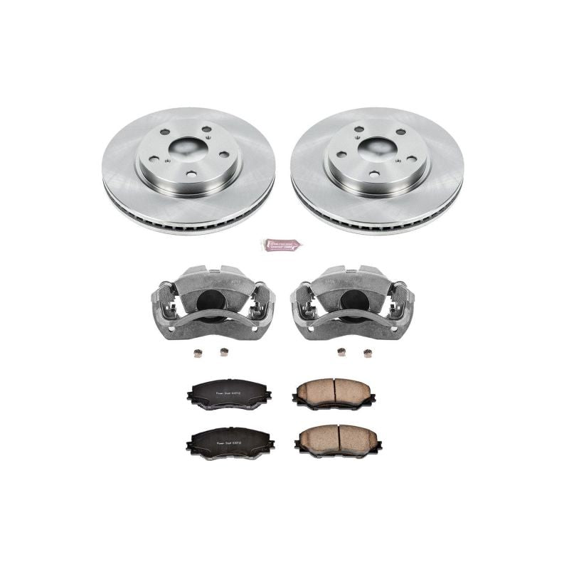 PSB Autospecialty Kit w/Cals - Power Stop 10-12 Lexus HS250h Front Autospecialty Brake Kit w/Calipers