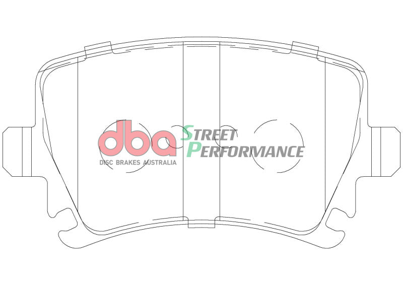 DBA SP Performance Brake Pads - DBA 06-09 Audi A3 Rear SP Performance Brake Pads