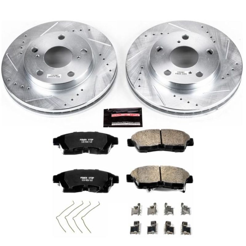 PSB Z23 Evolution Kit - Power Stop 92-01 Toyota Camry Front Z23 Evolution Sport Brake Kit