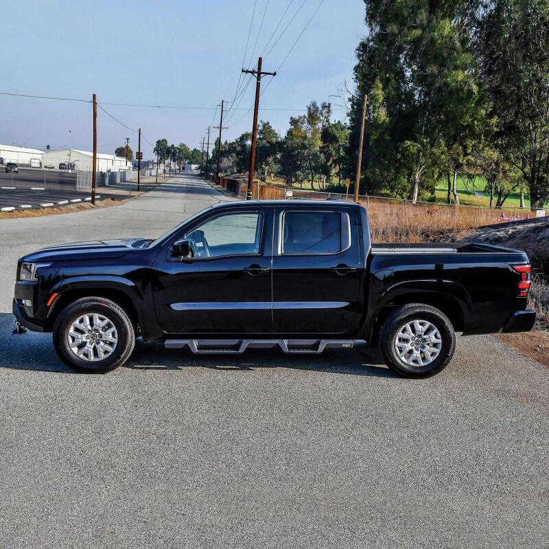 WES Nerf Bars - HDX Drop - Westin 2022 Nissan Frontier Crew Cab Pickup HDX Drop Nerf Step Bars - Textured Black