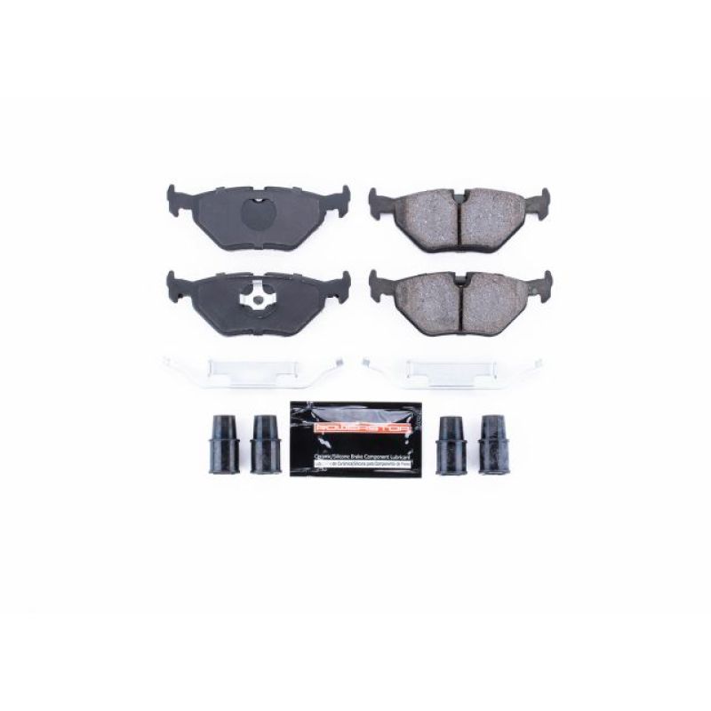 PSB Z23 Evolution Brake Pads - Power Stop 91-98 BMW 318i Rear Z23 Evolution Sport Brake Pads w/Hardware