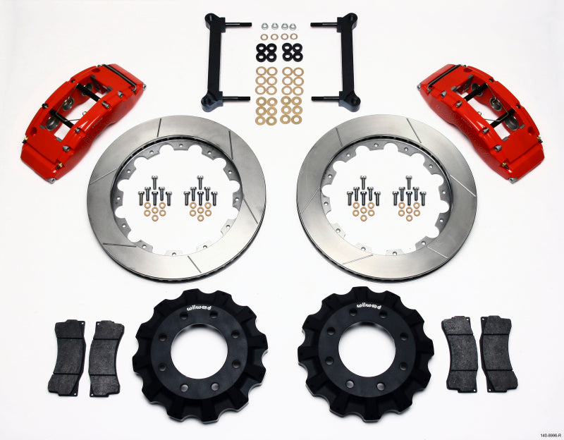 WIL TC6R Brake Kit - Wilwood TC6R Front Kit 16.00in Red 1999-2010 GM H2 Truck/SUV 2500