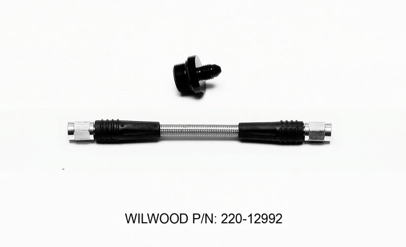 WIL Flexline Brake Hose - Wilwood Flexline Kit Billet Reservoir 6.00in