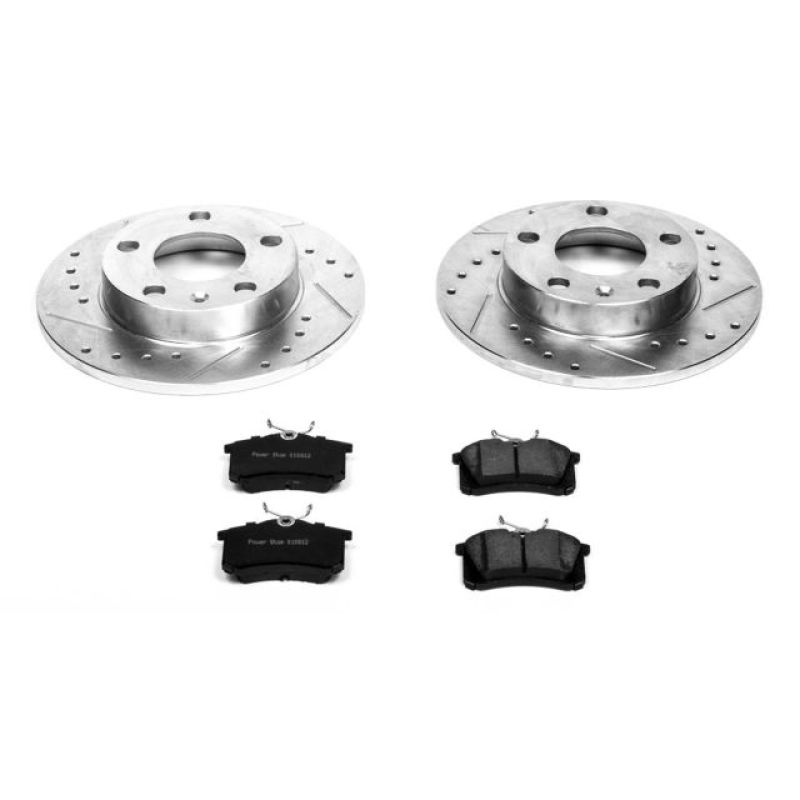 PSB Z23 Evolution Kit - Power Stop 02-06 Audi A4 Rear Z23 Evolution Sport Brake Kit