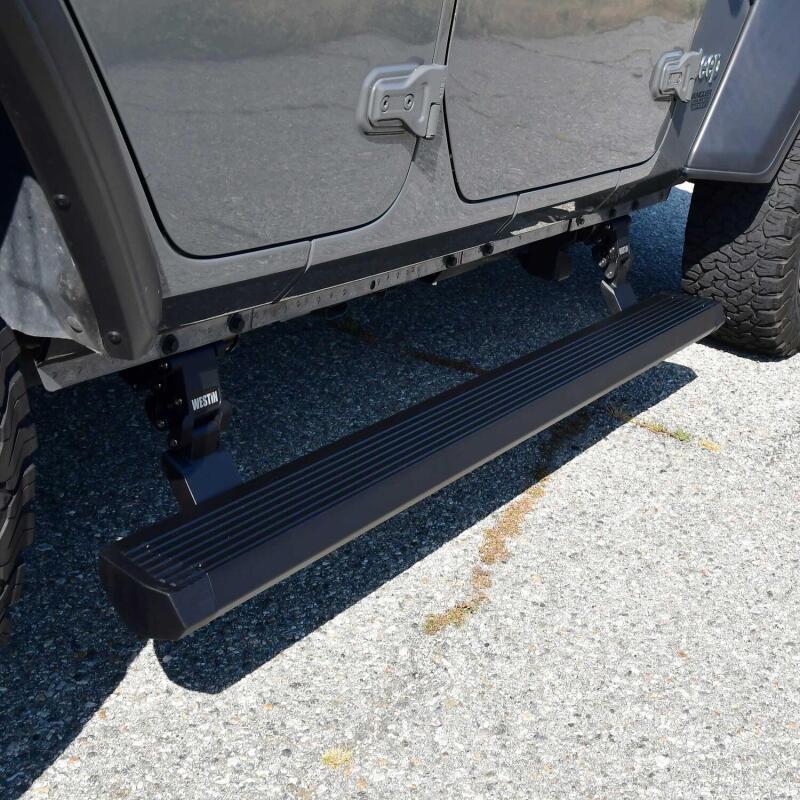WES Running Boards - Pro-e - Westin 18-24 Jeep Wrangler JL Unlimited 4dr Pro-e Running Boards - Tex. Blk