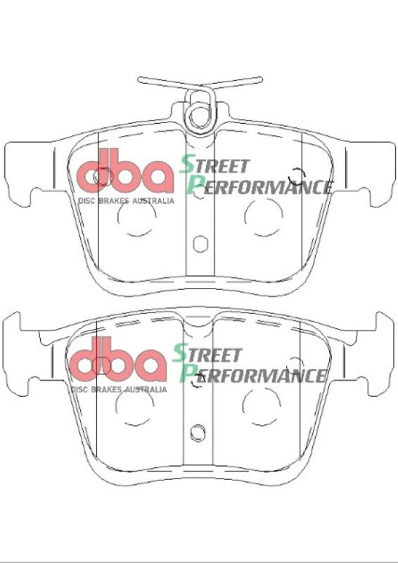 DBA SP Performance Brake Pads - DBA Volkswagen Golf (MK7) SP Performance Rear Brake Pads